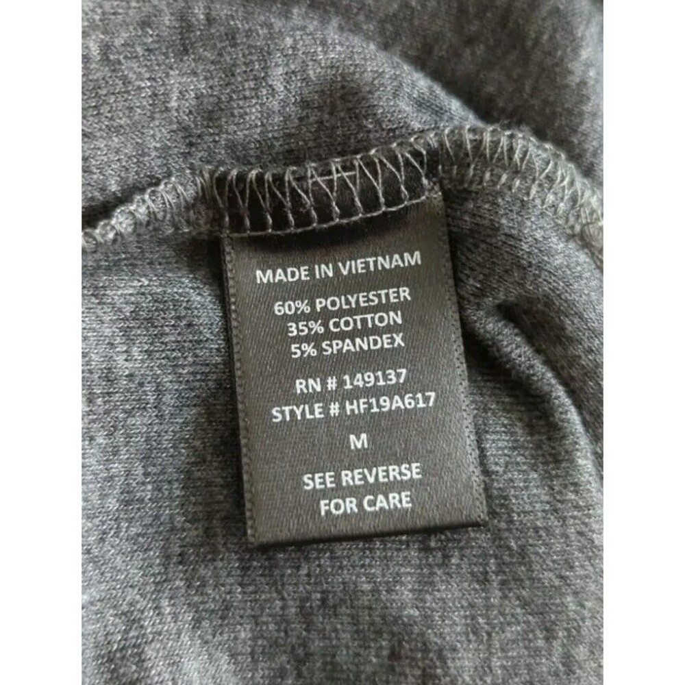 Jlux Label Jluxlabel Jumpsuit Gray Long Sleeve Faux Wrap Soft Cozy Athleisure M - Picture 4 of 4